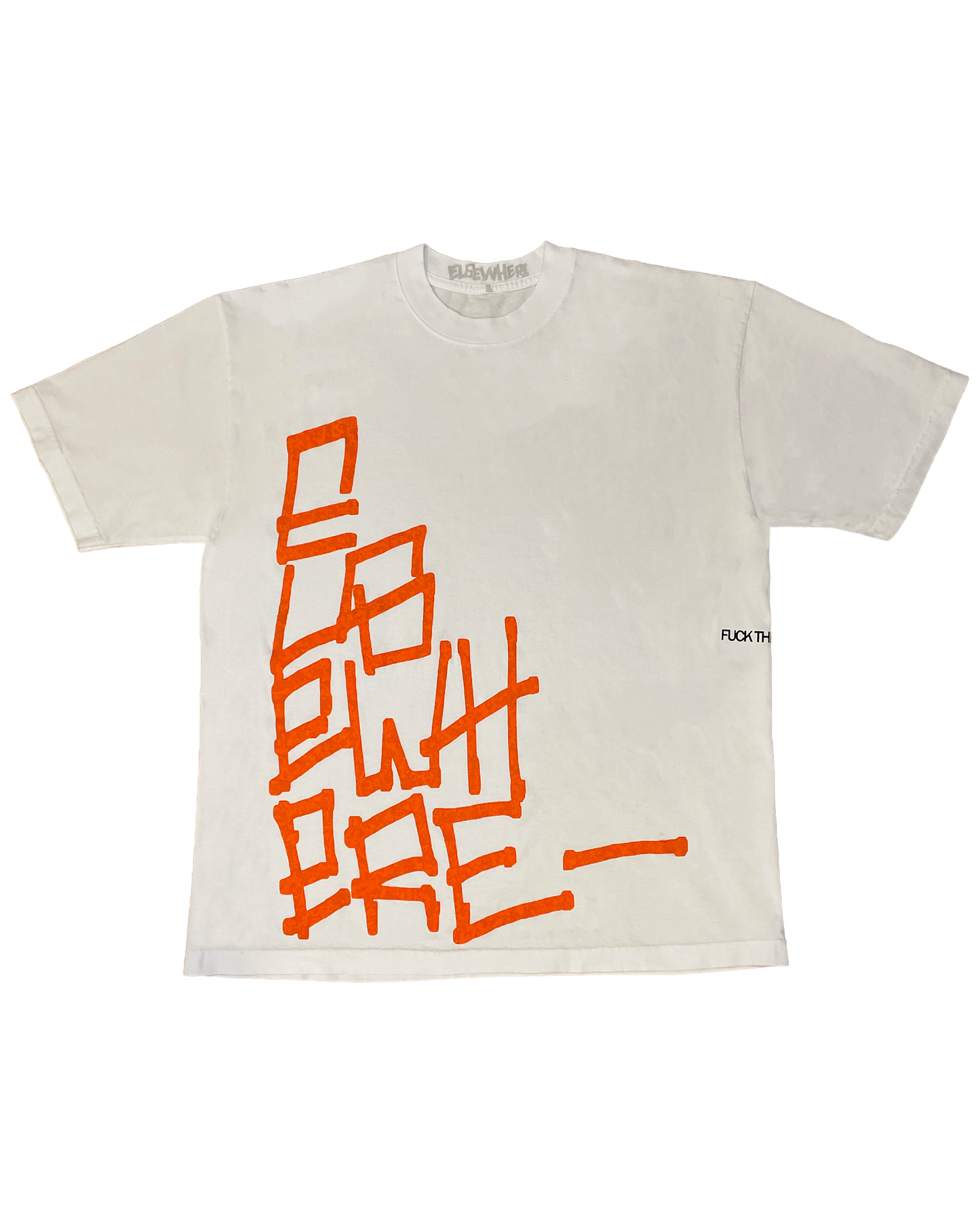Orange Splatter Tee